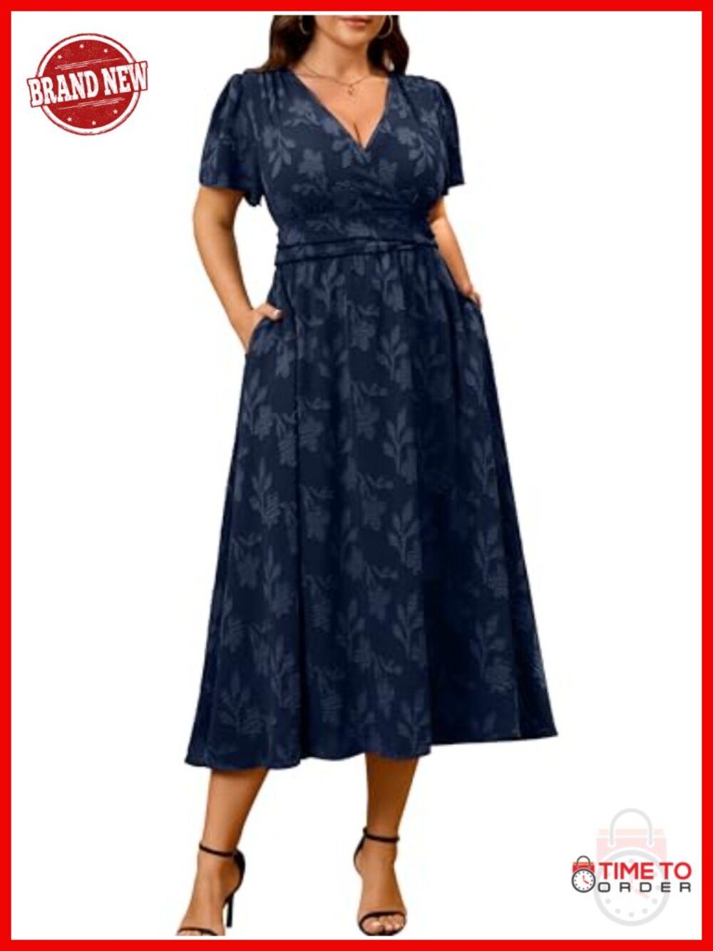 Plus Size Burnout Floral Maxi Dress Boho Wedding Guest Smocked Empire Waist